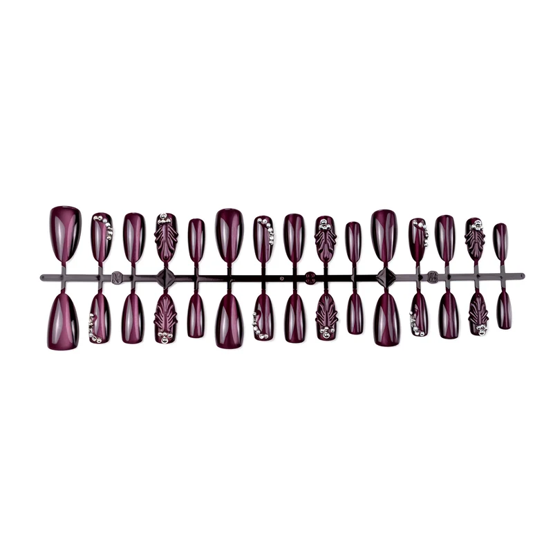 Artisan Glänzende Mandelförmige Press-On Nail Collection