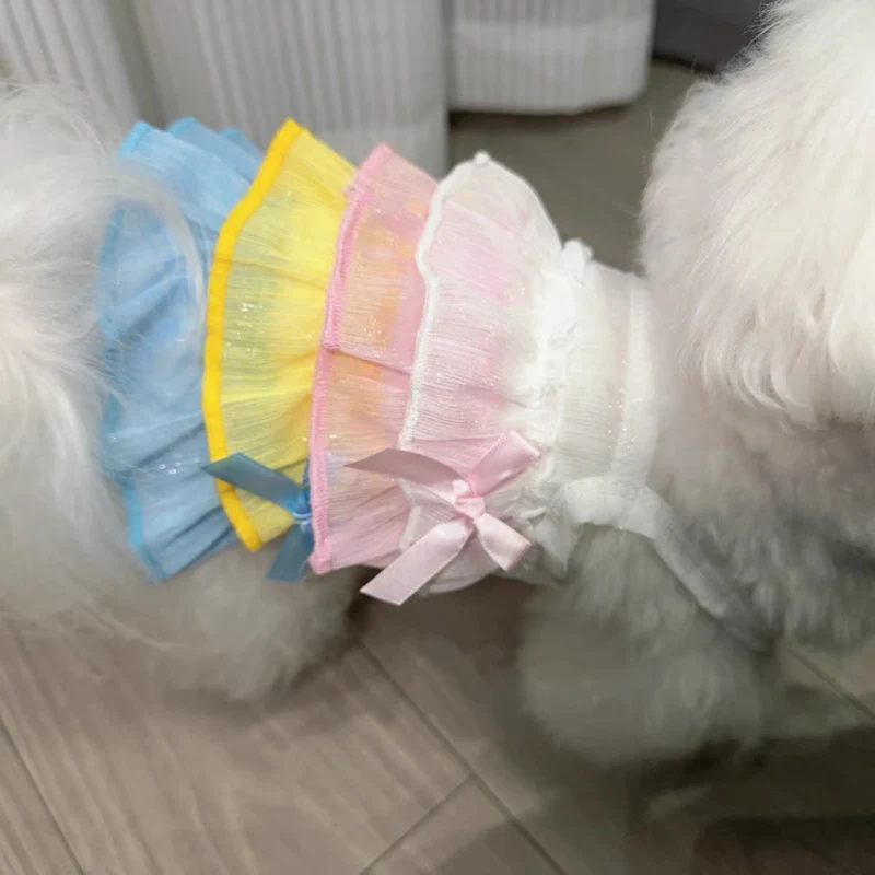 Schichtiger, transparenter Tüll-Harness-Tutu-Rock mit Satin-Akzent