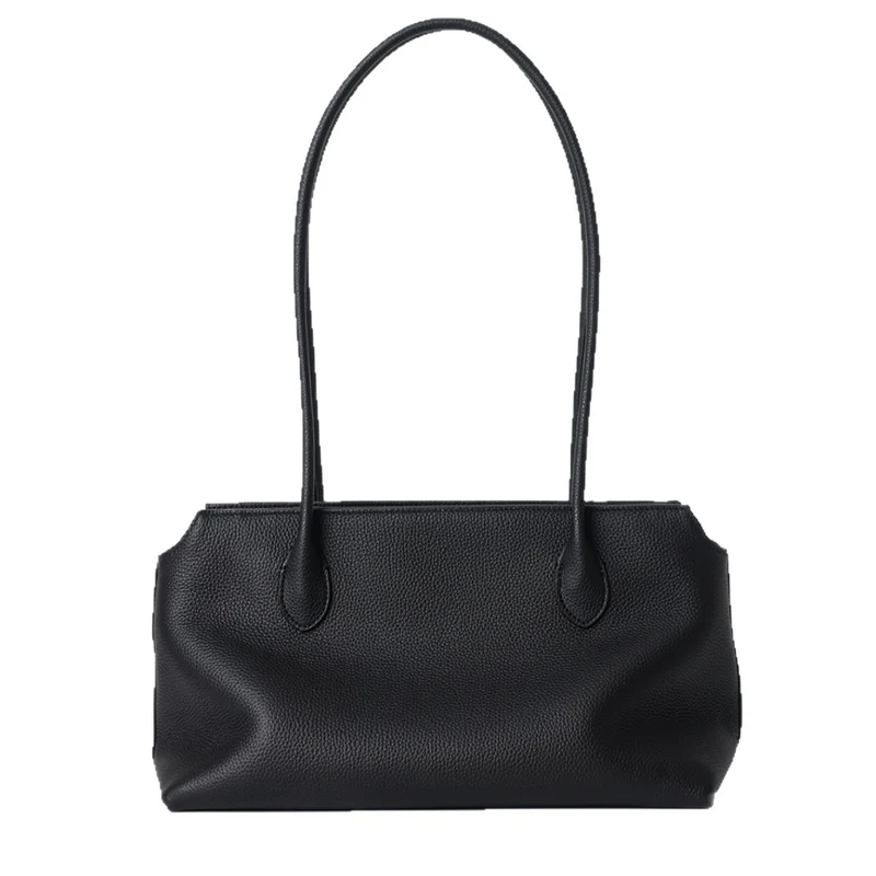 Slim rechteckige genoppte Tasche mit verlängerten Schultergurten