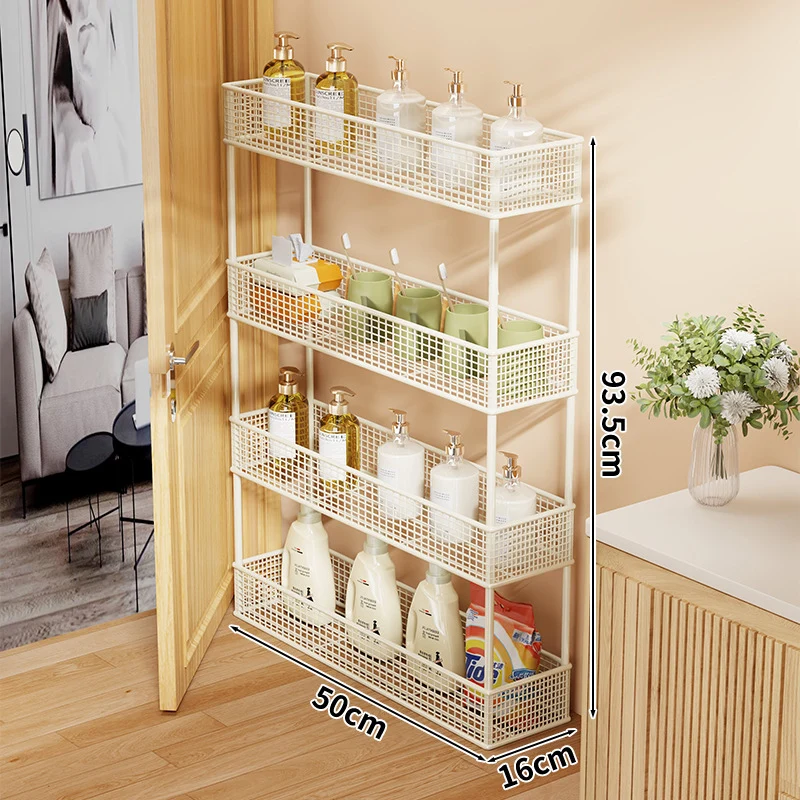 Slim Tür-Three-Tier Drahtgitter Aufbewahrungsorganisator