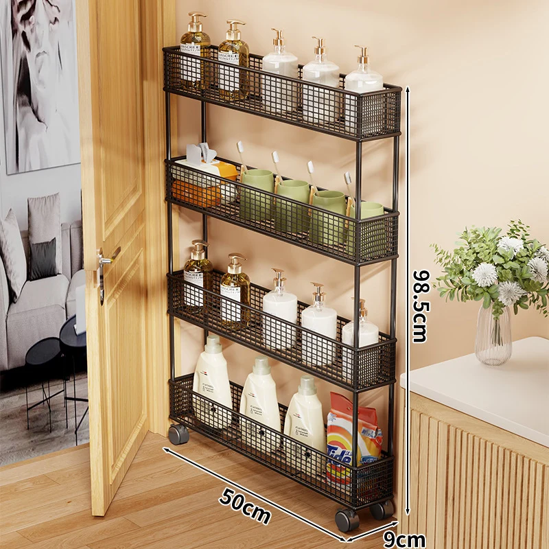 Slim Tür-Three-Tier Drahtgitter Aufbewahrungsorganisator