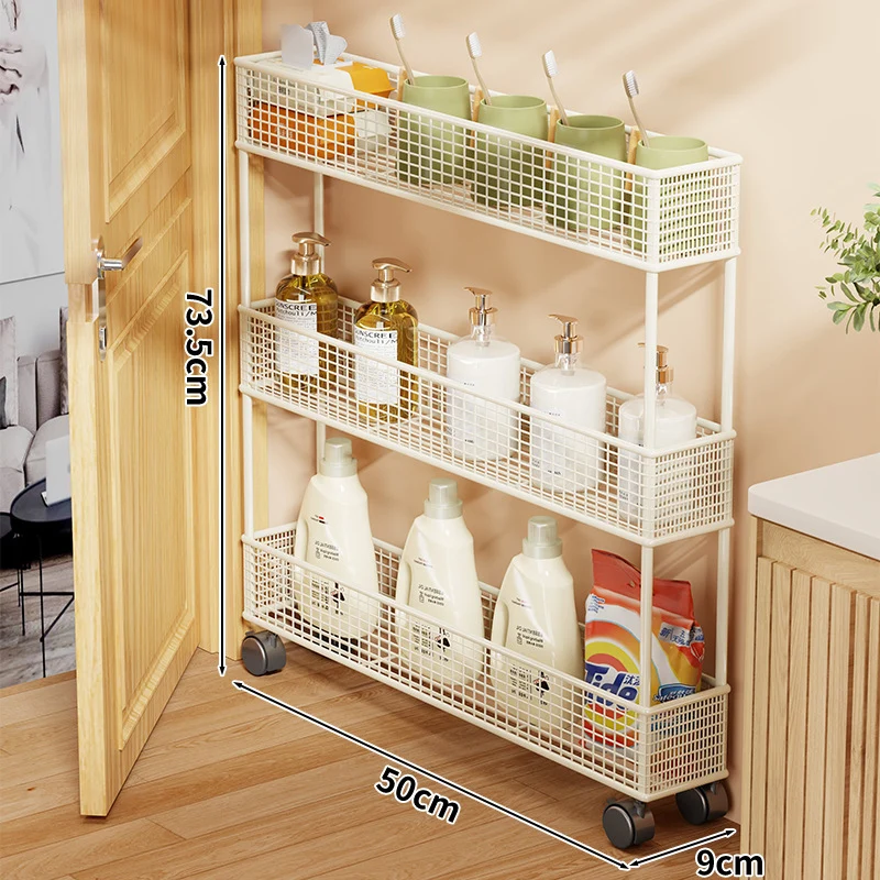 Slim Tür-Three-Tier Drahtgitter Aufbewahrungsorganisator