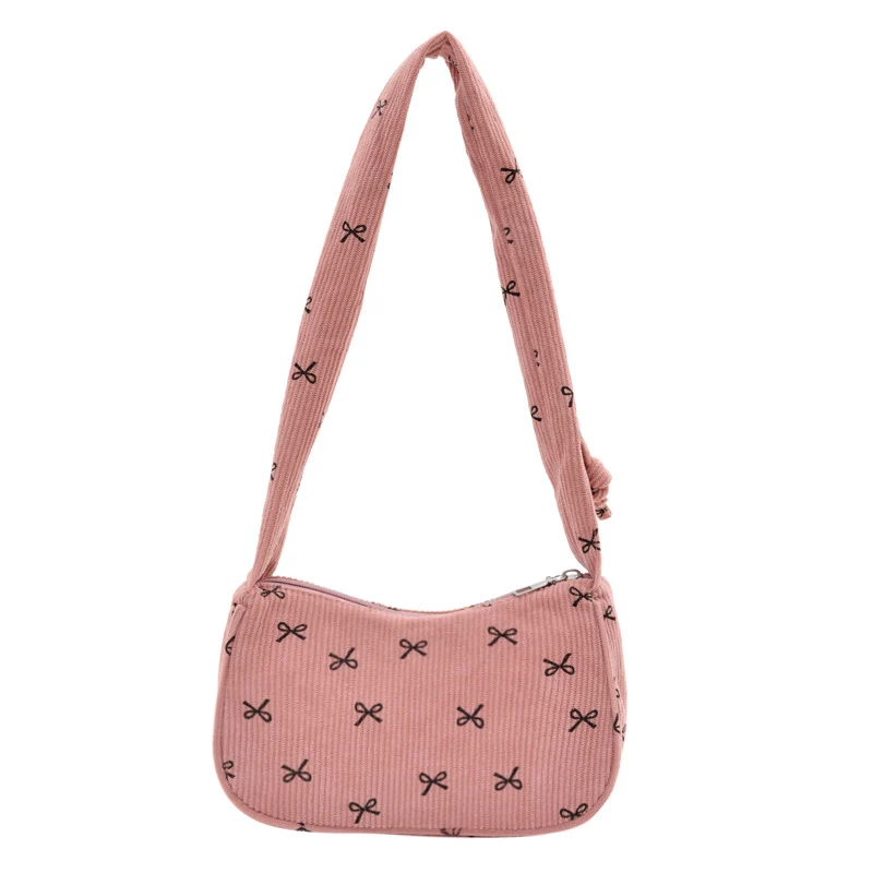 Stylische Mini-Korduroy-Crossbody-Tasche