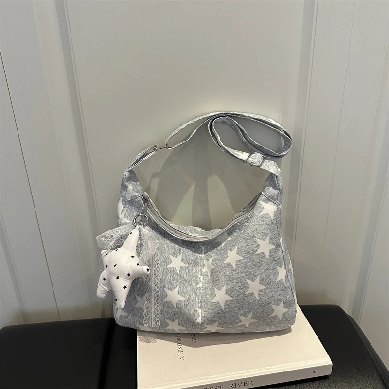 Sternen Druck Schultertasche