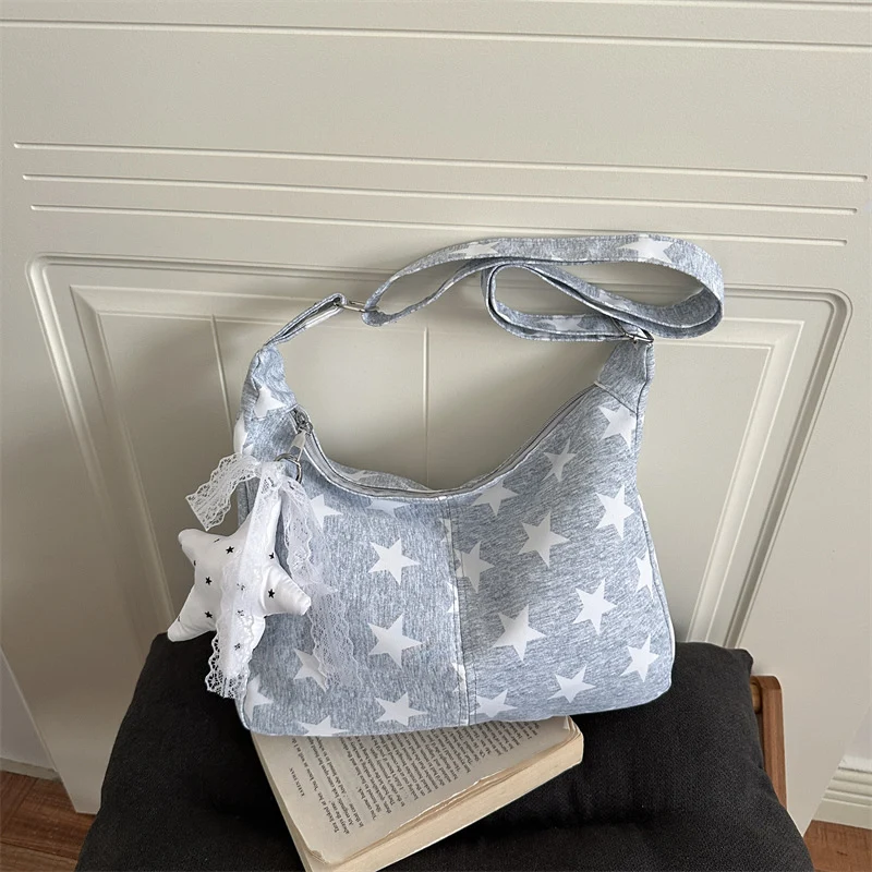 Sternen Druck Schultertasche