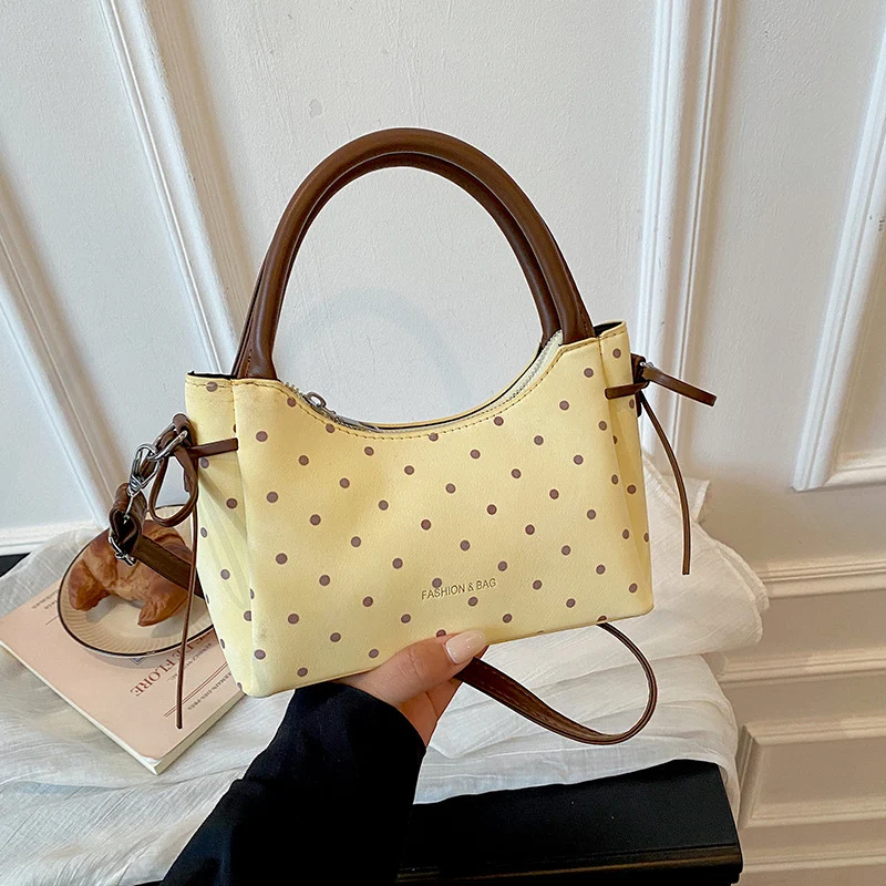 Premium Polka Dot Mini Handtas