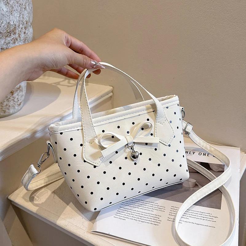 Punkte Mini Handtasche