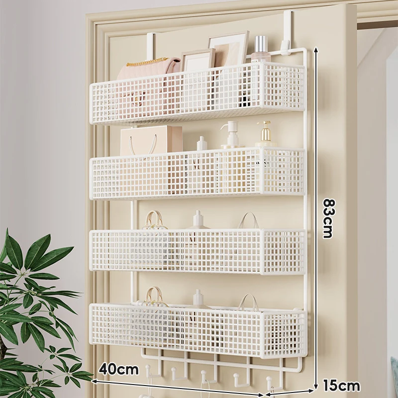 Über-Tür hängender doppelter belüfteter Mesh-Speicherkorb-Organizer mit Haken