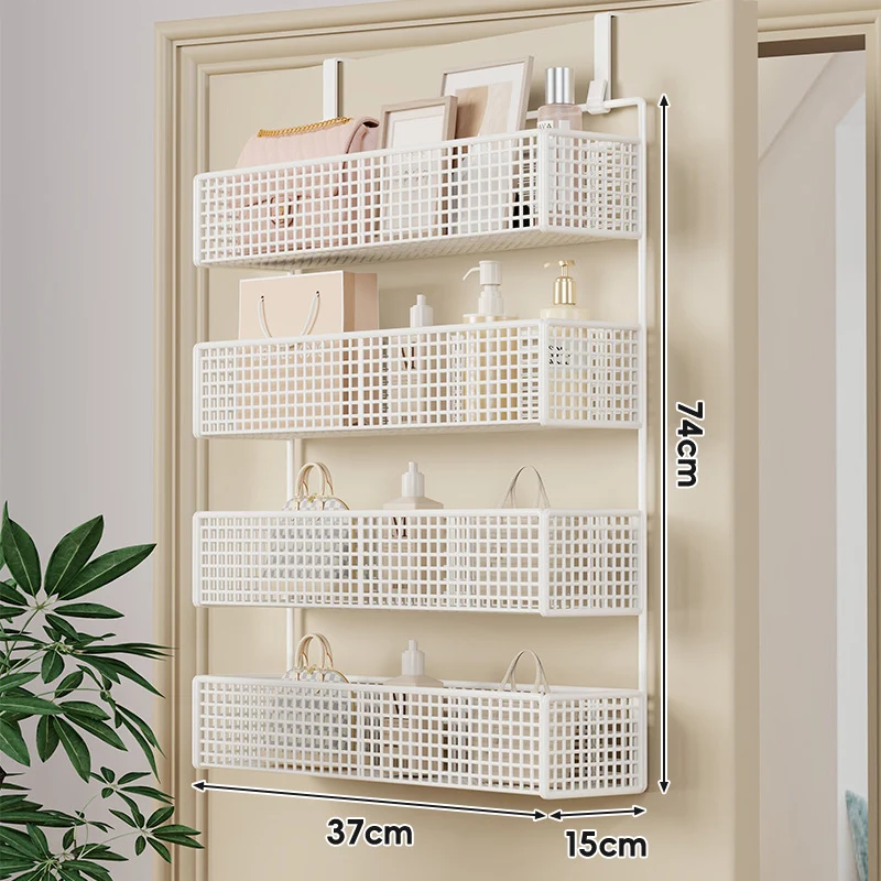 Über-Tür hängender doppelter belüfteter Mesh-Speicherkorb-Organizer mit Haken