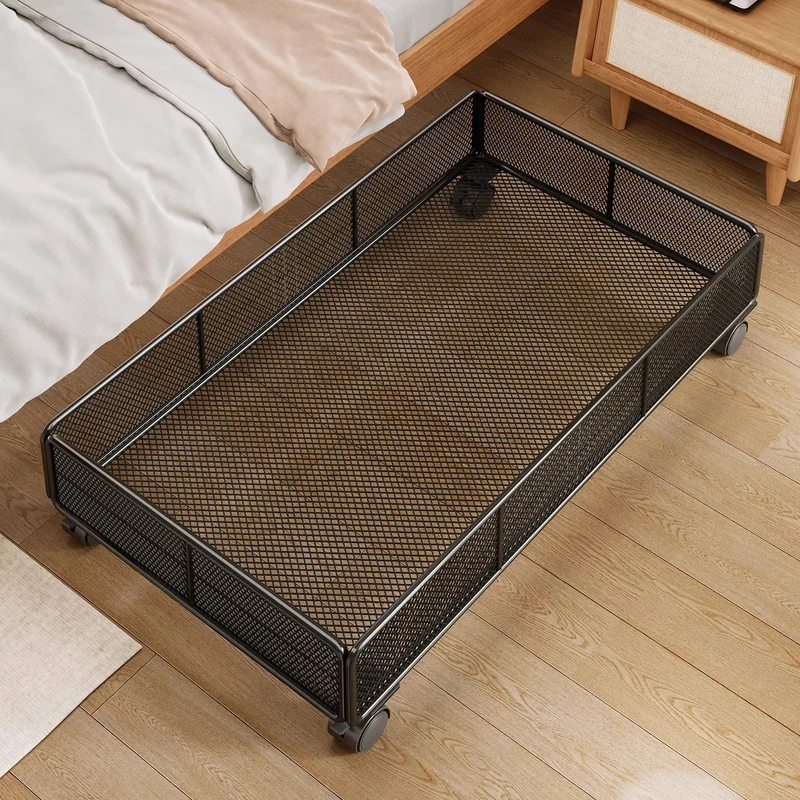 Niedrigprofil Metallgitter Unterbett Aufbewahrungskorb