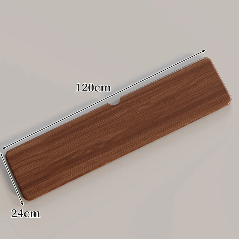 Ergonomische Massivholz-Tastatur-Handballenablage mit Kabelschlitz