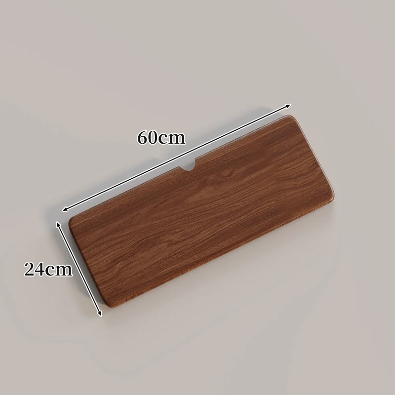 Ergonomische Massivholz-Tastatur-Handballenablage mit Kabelschlitz