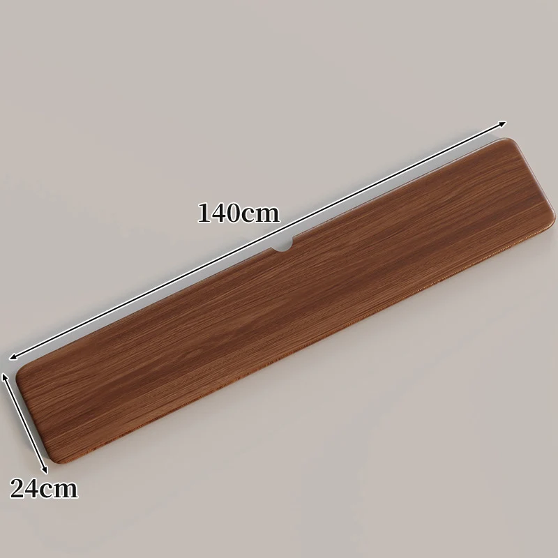 Ergonomische Massivholz-Tastatur-Handballenablage mit Kabelschlitz