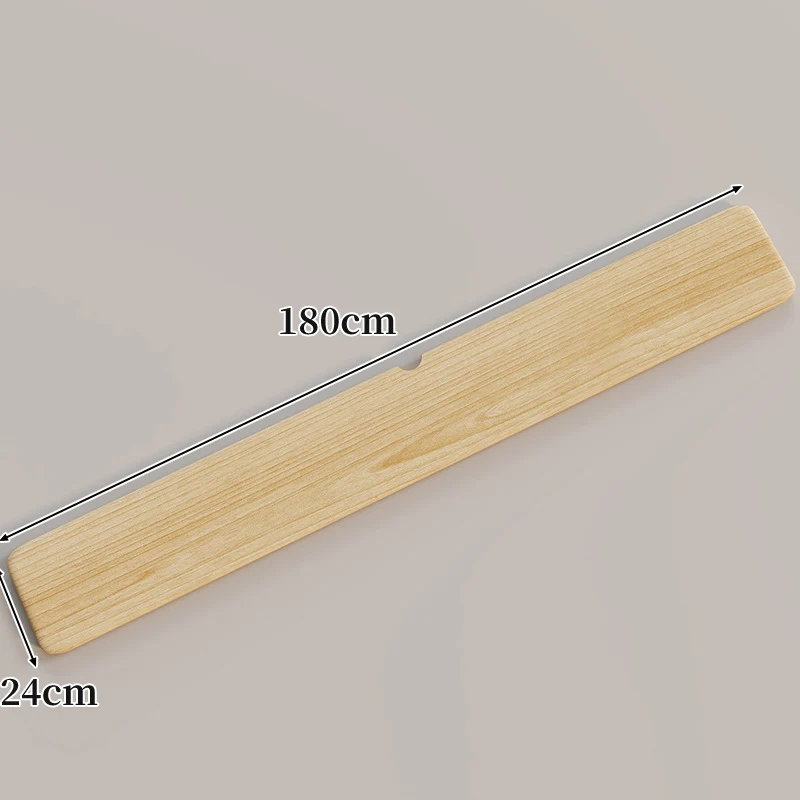 Ergonomische Massivholz-Tastatur-Handballenablage mit Kabelschlitz