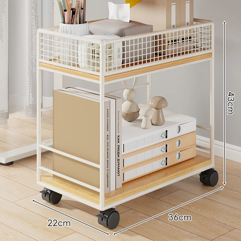 Kompakte Zwei-Schichten Metall-Mesh Schreibtisch-Organizer-Regal