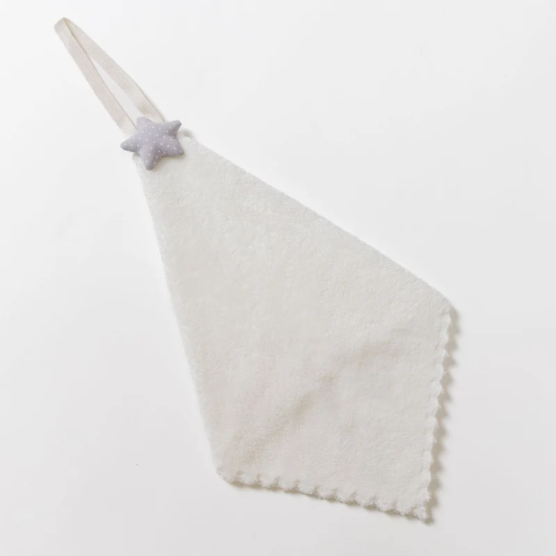 Plüsch-Maus-Hauben-Babybadetuch mit Aufhängeschlaufe