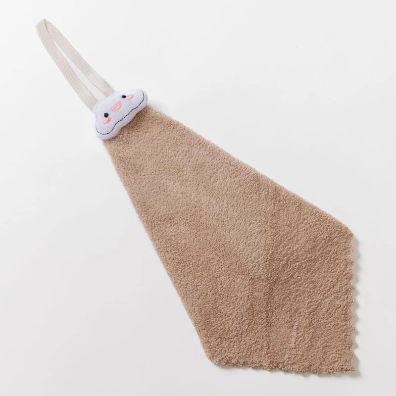 Plüsch-Maus-Hauben-Babybadetuch mit Aufhängeschlaufe
