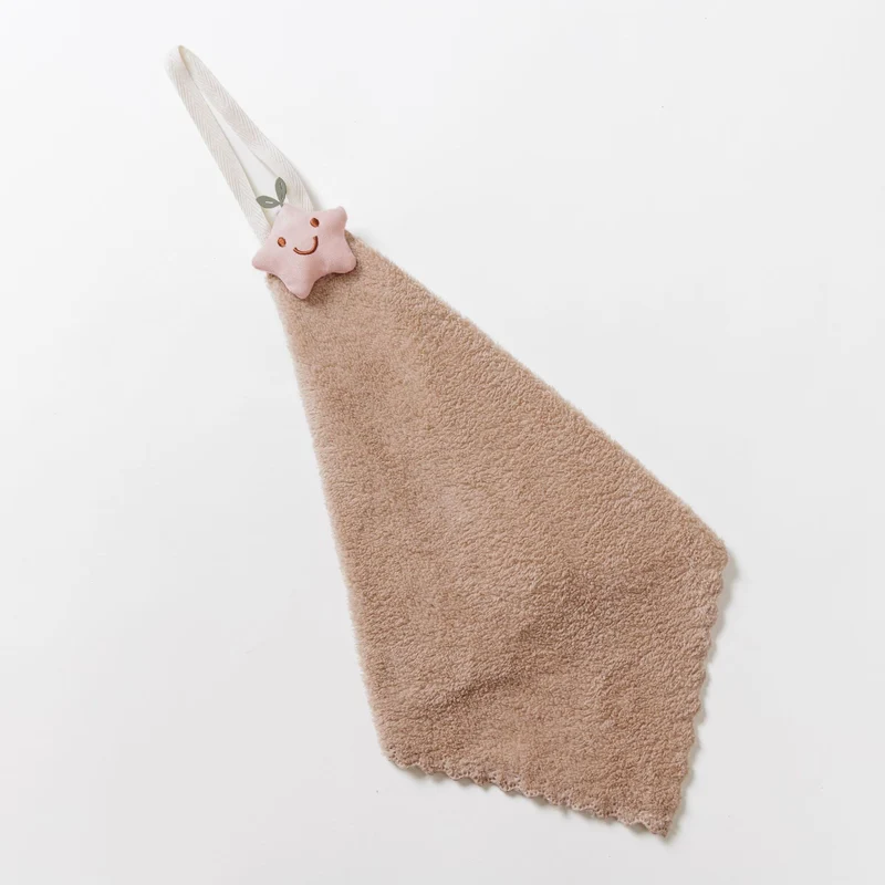 Plüsch-Maus-Hauben-Babybadetuch mit Aufhängeschlaufe