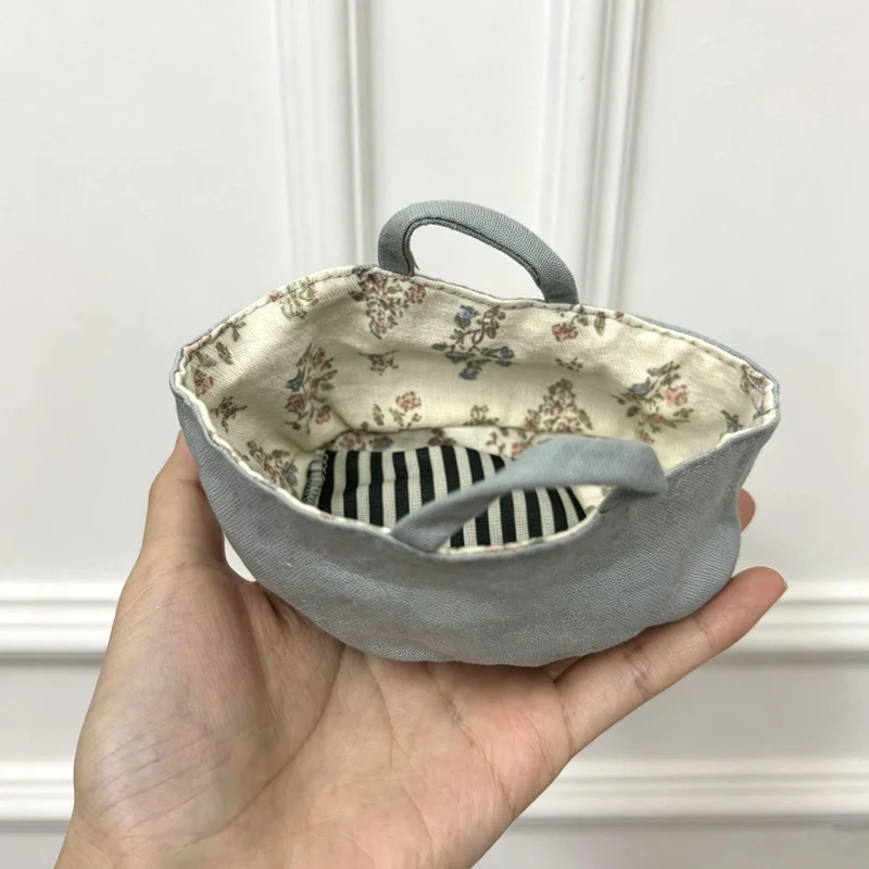 Miniatur Leinen Maus Komforter Plüsch Schlüsselanhänger