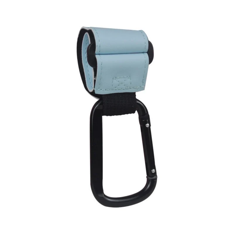 Robuster Leder-Schlaufe Kinderwagen und Tasche Karabinerhaken