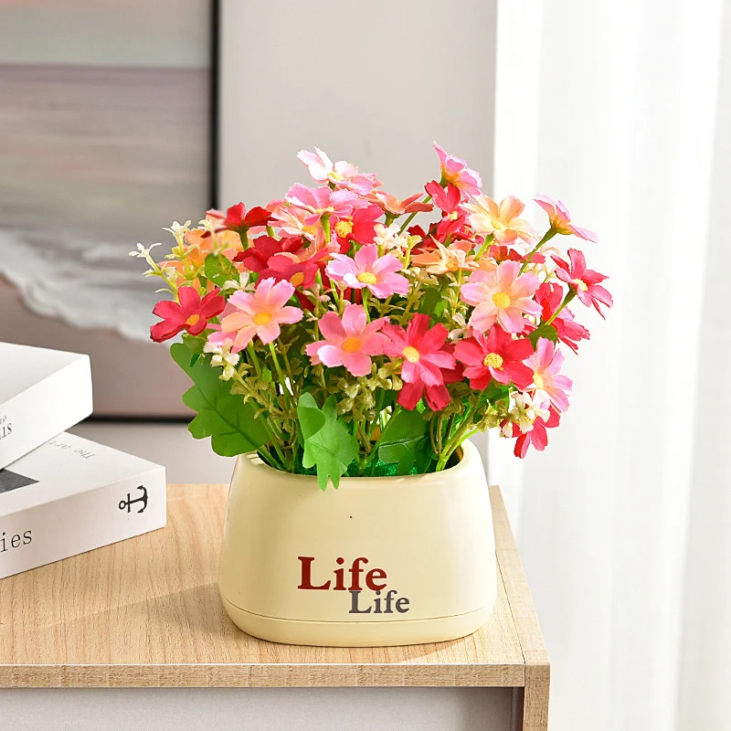 Lebensechter Blumen-Tischmittelstück-Arrangements