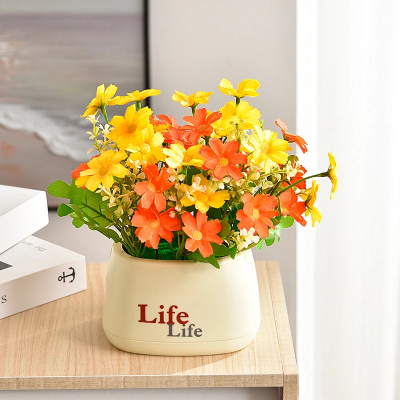 Lebensechter Blumen-Tischmittelstück-Arrangements