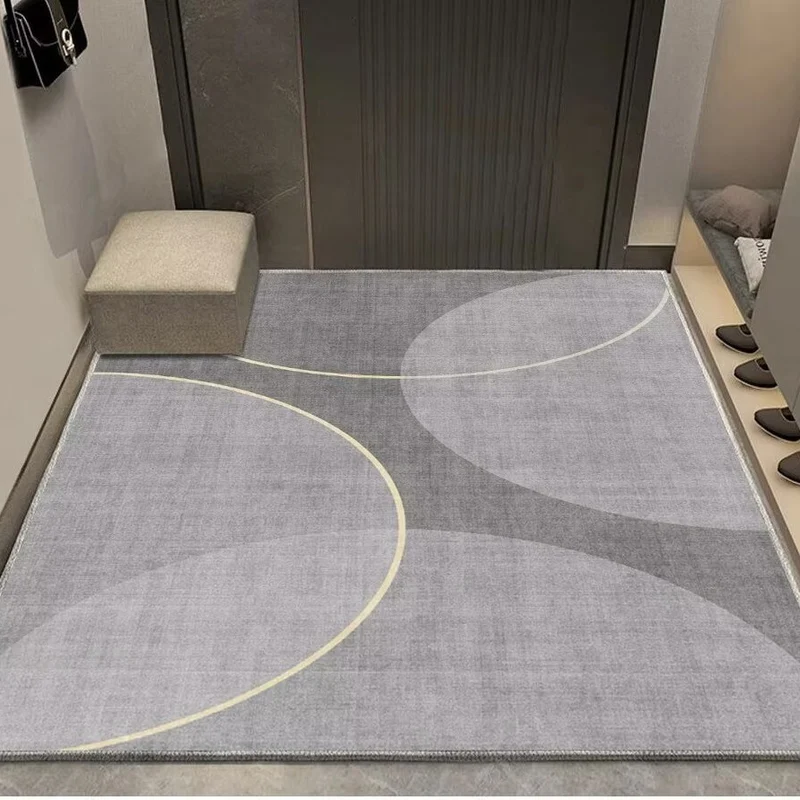 Modern geometrischer Eingangsbereich Teppich