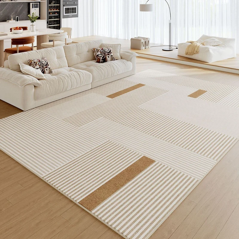 Minimalistischer strukturierter Teppich