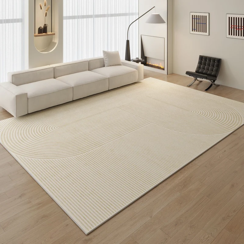 Minimalistischer strukturierter Teppich