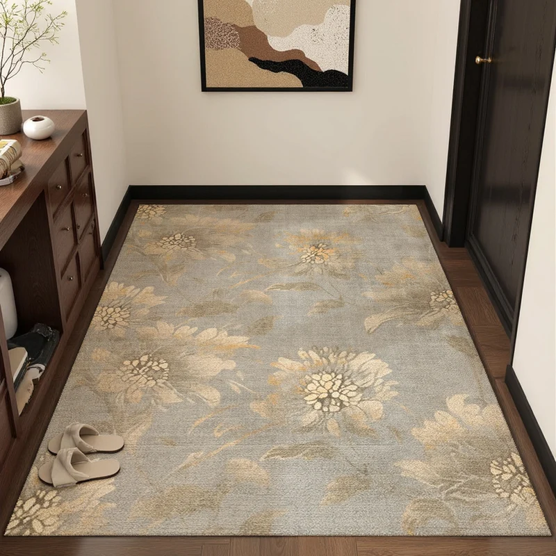 Eleganter floraler Teppich