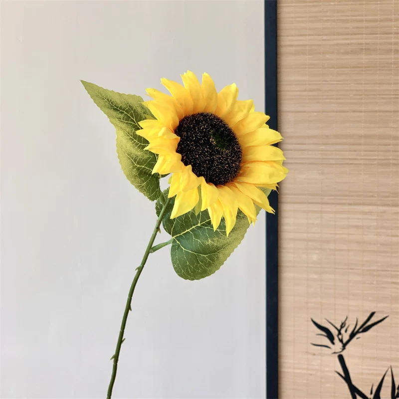 Realistische Künstliche Sonnenblumenstängel