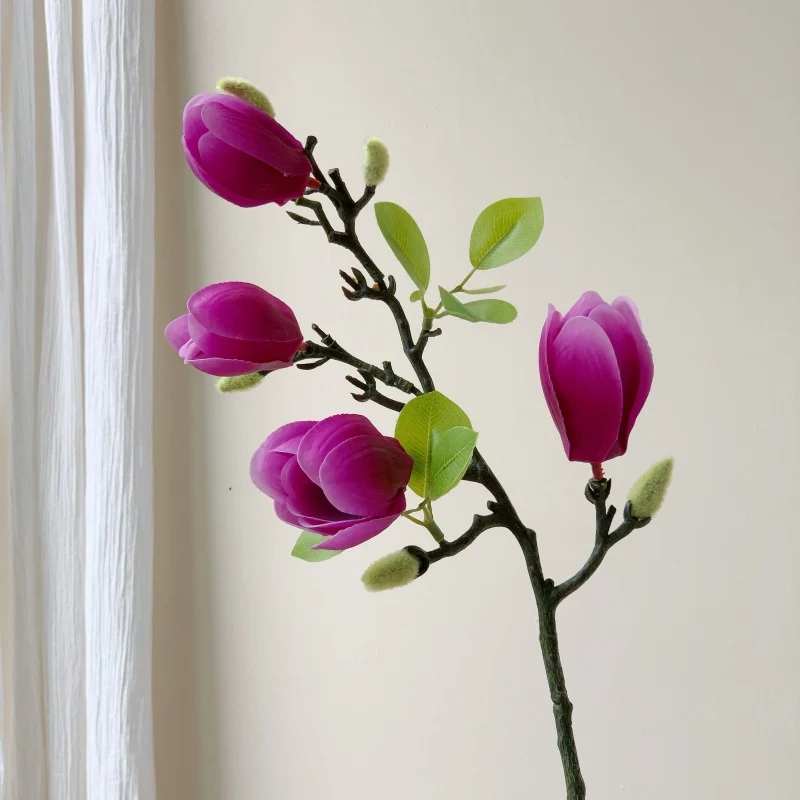 Dekorative Faux-Magnolienzweig