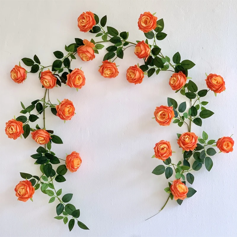 Künstliche Blumen Wand Girlande