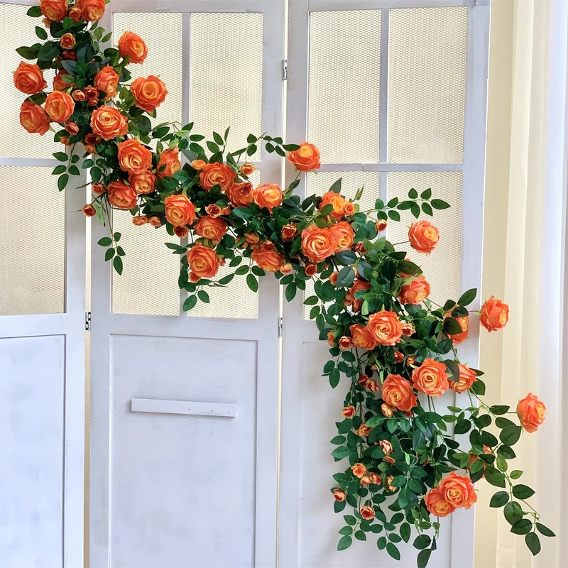 Künstliche Blumen Wand Girlande