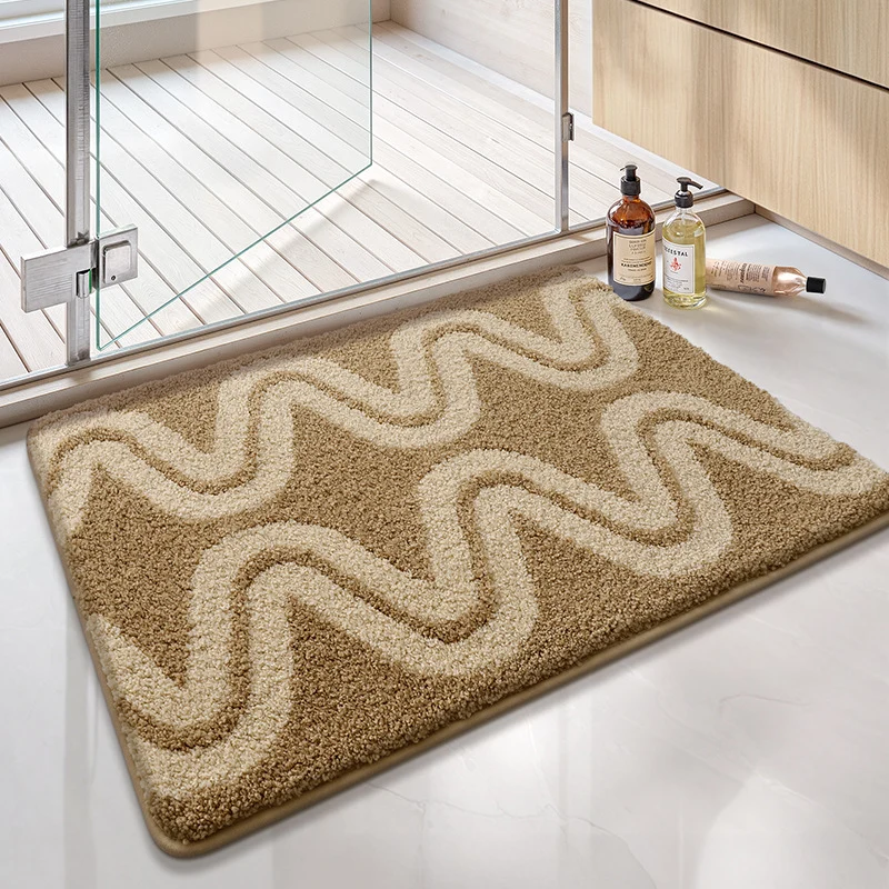 Absorbierender geometrischer Muster-Badematte