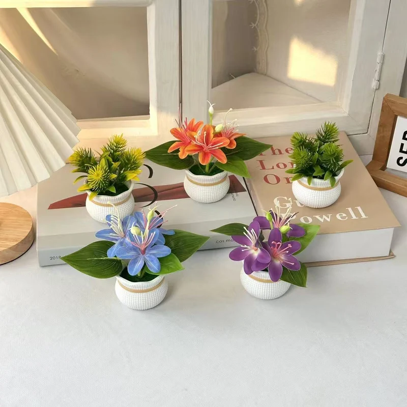 Lebendige künstliche Blumenarrangement