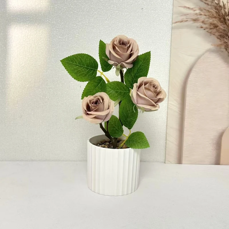 Realistische Künstliche Rosen Pflanzenarrangement