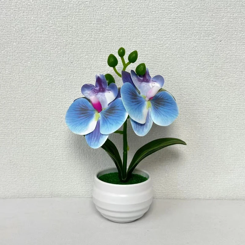 Realistische künstliche Orchideenpflanzenarrangement für die Home-Dekoration