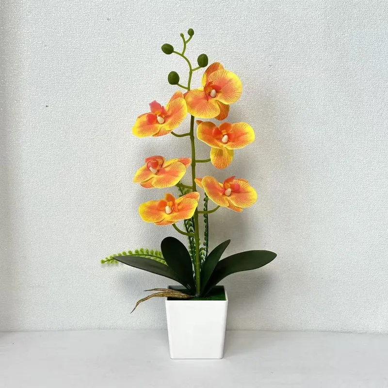 Realistische künstliche Orchideenarrangement für Wohnkultur