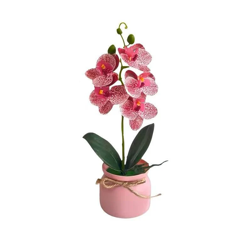 Lebensechte Orchideenpflanze Dekoration für die Wohnkultur