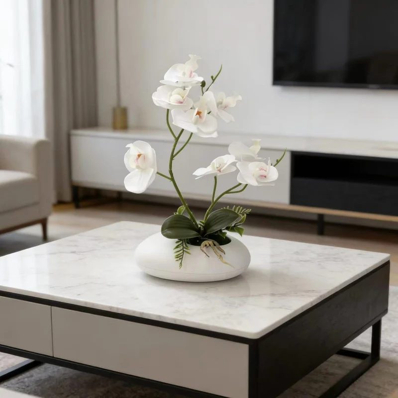 Lebensechte Orchideenblumenarrangement 1790480790