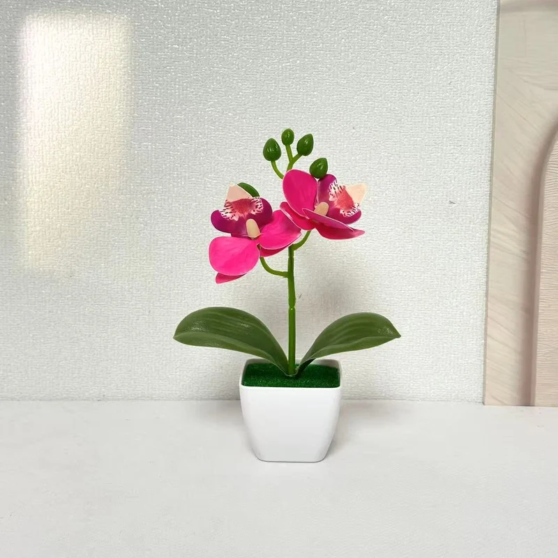 Lebensechte dekorative Orchideenpflanze für die Wohnkultur