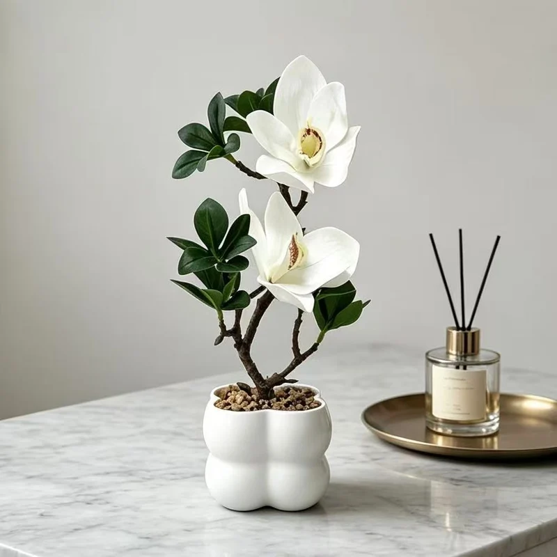 Lebensechte Künstliche Orchideenpflanze Dekoration