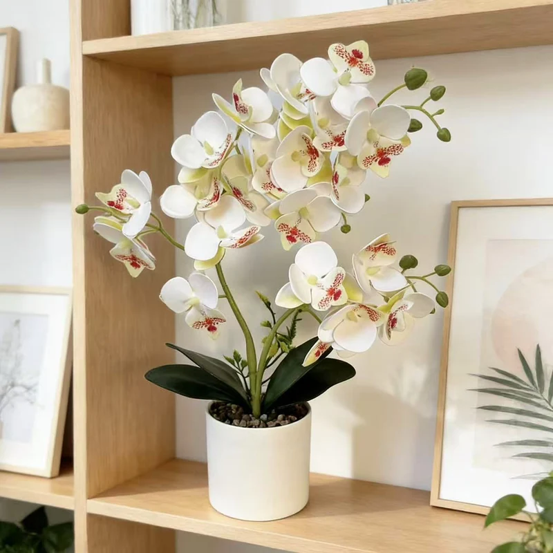 Lebensechte künstliche Orchideenpflanze
