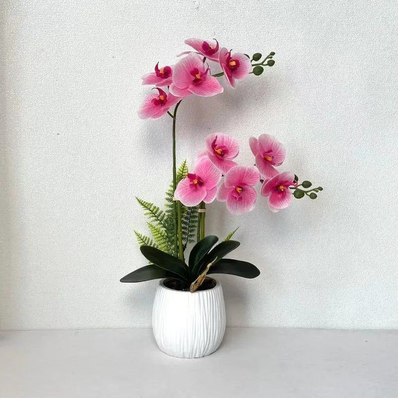 Faux Orchideenpflanzenarrangement für die Wohnkultur