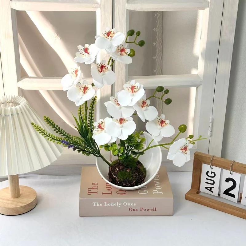 Faux-Orchidee Blumenarrangement für die Wohnungsdekoration