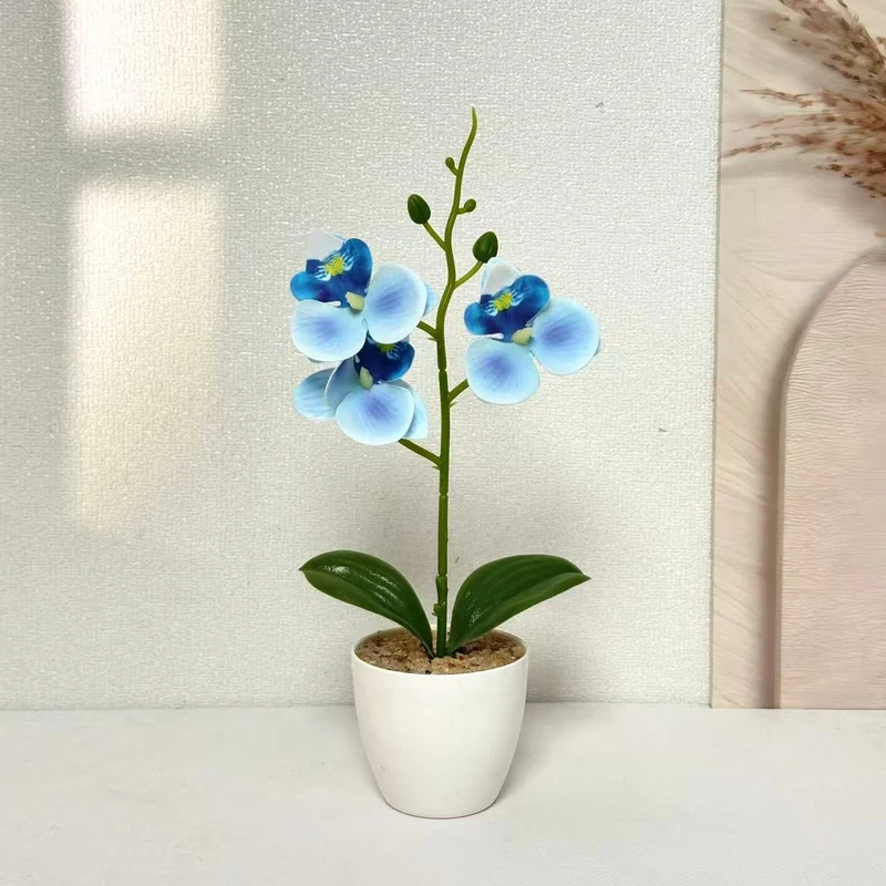 Elegante Kunst-Orchideen-Pflanzenschmuck