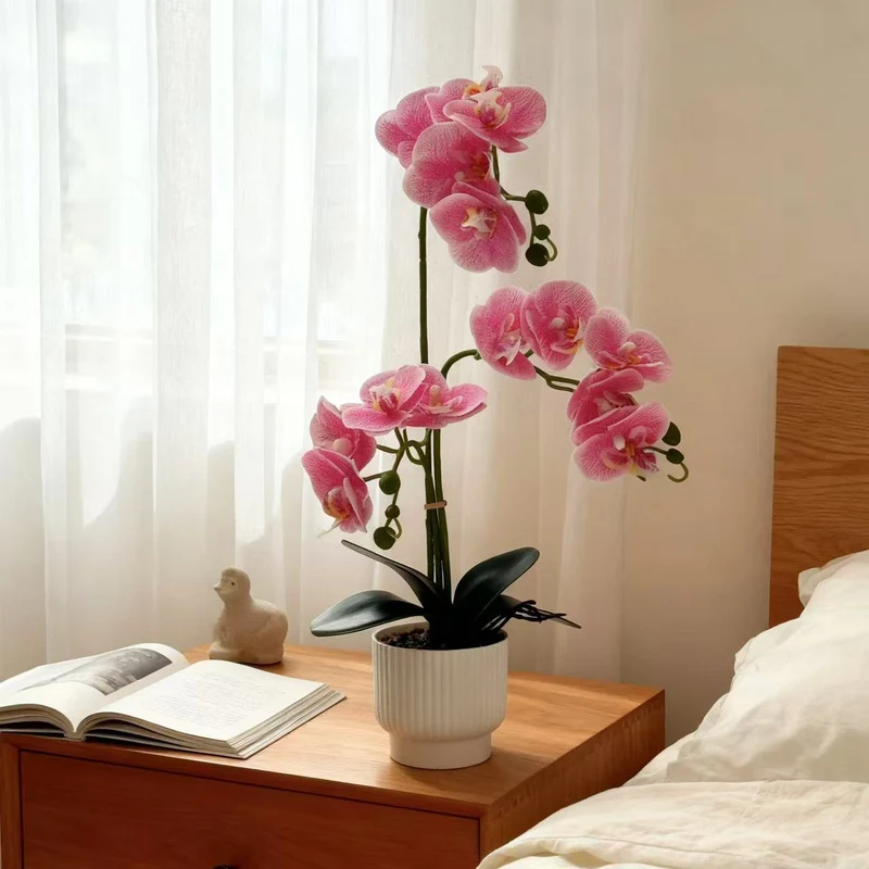 Elegante künstliche Orchideen-Pflanze für die Home Decor Präsentation
