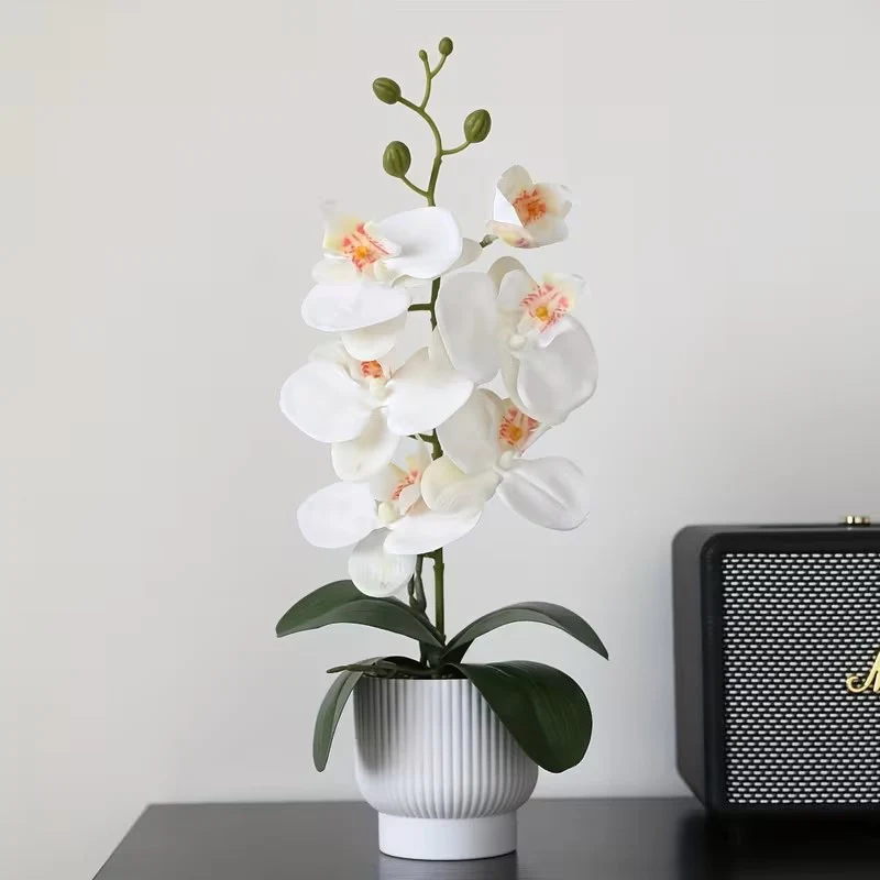 Elegante künstliche Orchideenpflanze zur Dekoration für zu Hause