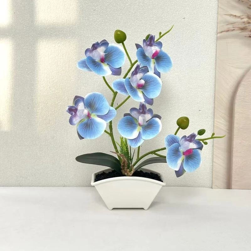 Elegante künstliche Orchideenpflanze für die Wohnkultur drinnen